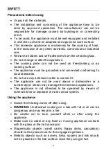 Preview for 4 page of Franke FCI604B1 Instructions For Use Manual