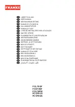 Franke FCL70GF User Manual preview