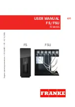 Franke FCS4055 User Manual preview
