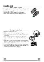 Предварительный просмотр 9 страницы Franke FDB 12078 Instructions For Use And Installation