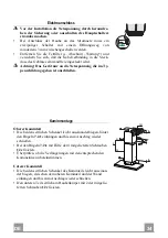 Предварительный просмотр 34 страницы Franke FDB 12078 Instructions For Use And Installation