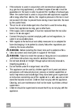 Preview for 5 page of Franke FDF H45 9354 I XS LED0 Instructions For Use And Installation