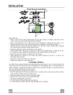 Preview for 8 page of Franke FDL 307 W Installation Instructions  Use And Care Manual