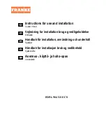 Preview for 1 page of Franke FDPA 904 XS ECS Instruction Manual