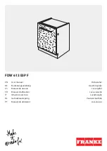 Предварительный просмотр 1 страницы Franke FDW 613 E5P F User Manual