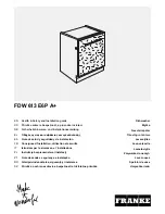 Franke FDW 613 E6P A+ Health & Safety And Installation Manual preview