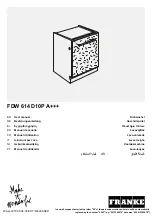 Предварительный просмотр 1 страницы Franke FDW 614 D10P User Manual