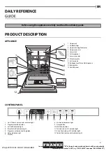 Предварительный просмотр 3 страницы Franke FDW 614 D10P User Manual