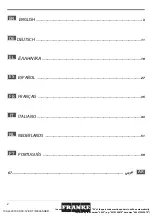 Preview for 2 page of Franke FDW 614 D7P DOS A++ User Manual