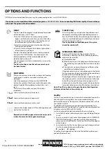 Preview for 6 page of Franke FDW 614 D7P DOS A++ User Manual