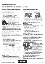 Preview for 12 page of Franke FDW 614 D7P DOS A++ User Manual