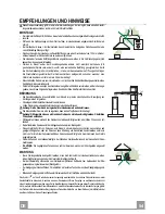 Preview for 54 page of Franke FDW 908 IB XS Instructions For Use And Installation