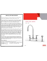 Franke FF6000 Instruction Manual preview