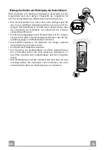 Предварительный просмотр 45 страницы Franke FGR 5007 I XS/GLASS Instructions For Use And Installation