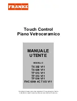 Preview for 1 page of Franke FHC 6004 4C T XS V11 Owner'S Manual