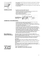 Preview for 21 page of Franke FHFB 6421 I FLEXI Operating And Maintenance Instruction Manual