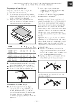 Предварительный просмотр 31 страницы Franke FHMA 755 4G DCL Installation And User Manual