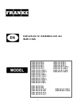 Preview for 32 page of Franke FHNG 302 2G BK C Instructions For Installation And Use Manual