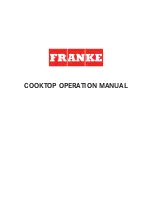 Franke FIG301B1 Operation Manual preview