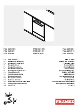 Предварительный просмотр 1 страницы Franke FMA 86 H BK User Manual