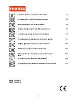 Franke FMW 250 CR G Instructions For Using Manual предпросмотр