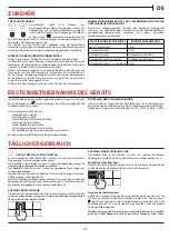 Preview for 21 page of Franke FMY 808 I FP BK Installation And User Manual