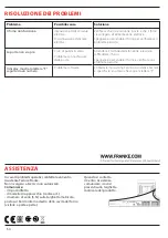 Предварительный просмотр 54 страницы Franke FMY 98 P BK User Manual