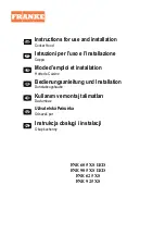 Preview for 1 page of Franke FNE 605 XS LED Instructions For Use And Installation