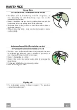 Preview for 12 page of Franke FNE 605 XS LED Instructions For Use And Installation