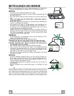 Предварительный просмотр 31 страницы Franke FNES 907 BTH XS Instructions For Use And Installation