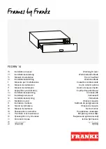 Franke Frames by Franke FS DRW 14 Installation Manual предпросмотр