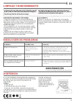 Предварительный просмотр 57 страницы Franke FSM 45 MW XS User Manual