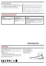 Предварительный просмотр 10 страницы Franke FSM 82 H XS User Manual