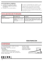 Предварительный просмотр 34 страницы Franke FSM 82 H XS User Manual