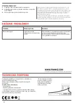 Предварительный просмотр 74 страницы Franke FSM 82 H XS User Manual