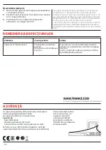 Предварительный просмотр 90 страницы Franke FSM 82 H XS User Manual