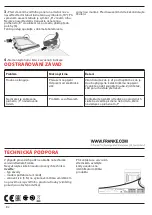 Предварительный просмотр 82 страницы Franke FSM 97 P User Manual