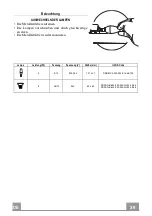 Preview for 39 page of Franke FTB 60 BK V2 Instructions For Use And Installation