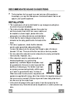 Предварительный просмотр 4 страницы Franke FTC 5032 Instructions For Use And Installation