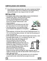 Preview for 31 page of Franke FTC 5032 Instructions For Use And Installation