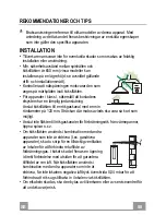 Предварительный просмотр 58 страницы Franke FTC 5032 Instructions For Use And Installation