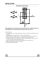 Preview for 8 page of Franke FTU 3807 W Installation Instructions  Use And Care Manual