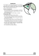 Preview for 46 page of Franke FTU 3807 WXS 70H Instructions For Use And Installation