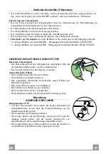 Preview for 47 page of Franke FTU 3807 WXS 70H Instructions For Use And Installation