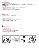 Preview for 8 page of Franke HELIX Instructions Manual