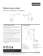 Preview for 4 page of Franke HHF23T Installation And Operating Instructions Manual