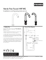 Preview for 1 page of Franke HHF49G Nstallation And Operating Instructions