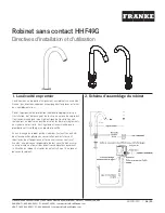 Предварительный просмотр 5 страницы Franke HHF49G Nstallation And Operating Instructions