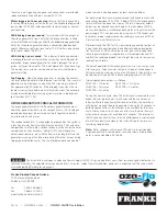 Preview for 3 page of Franke HWF05 Instructions Manual