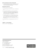 Preview for 9 page of Franke HWF05 Instructions Manual